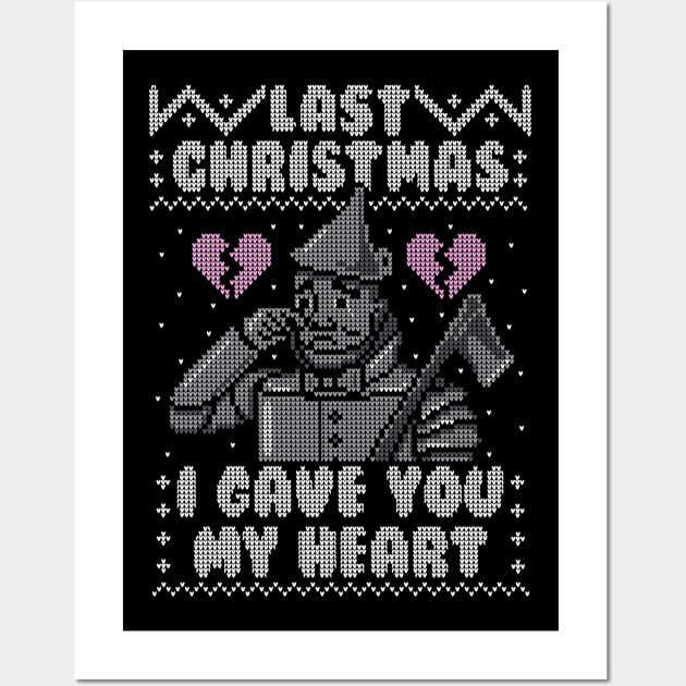 Last Christmas! - Ugly Christmas Sweater Wall Art by Raffiti